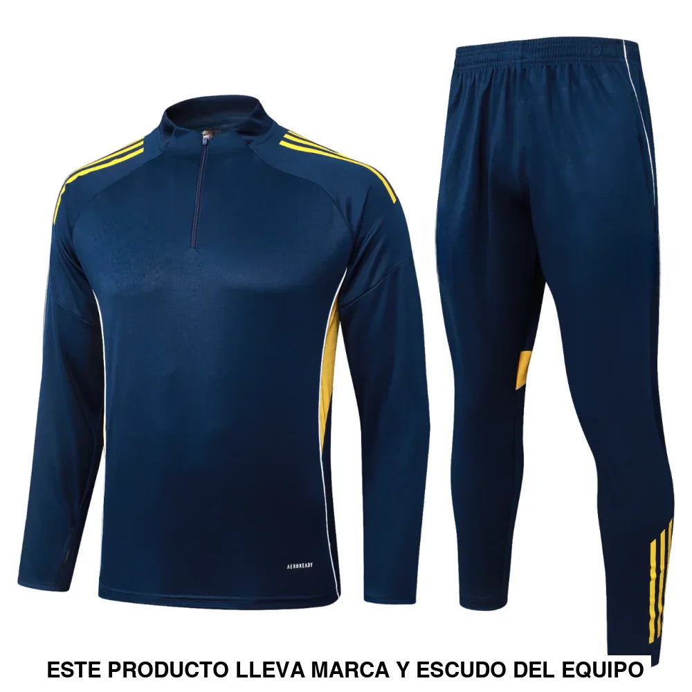 Chandal Boca Juniors 25-26, media cremallera, Modelo 2