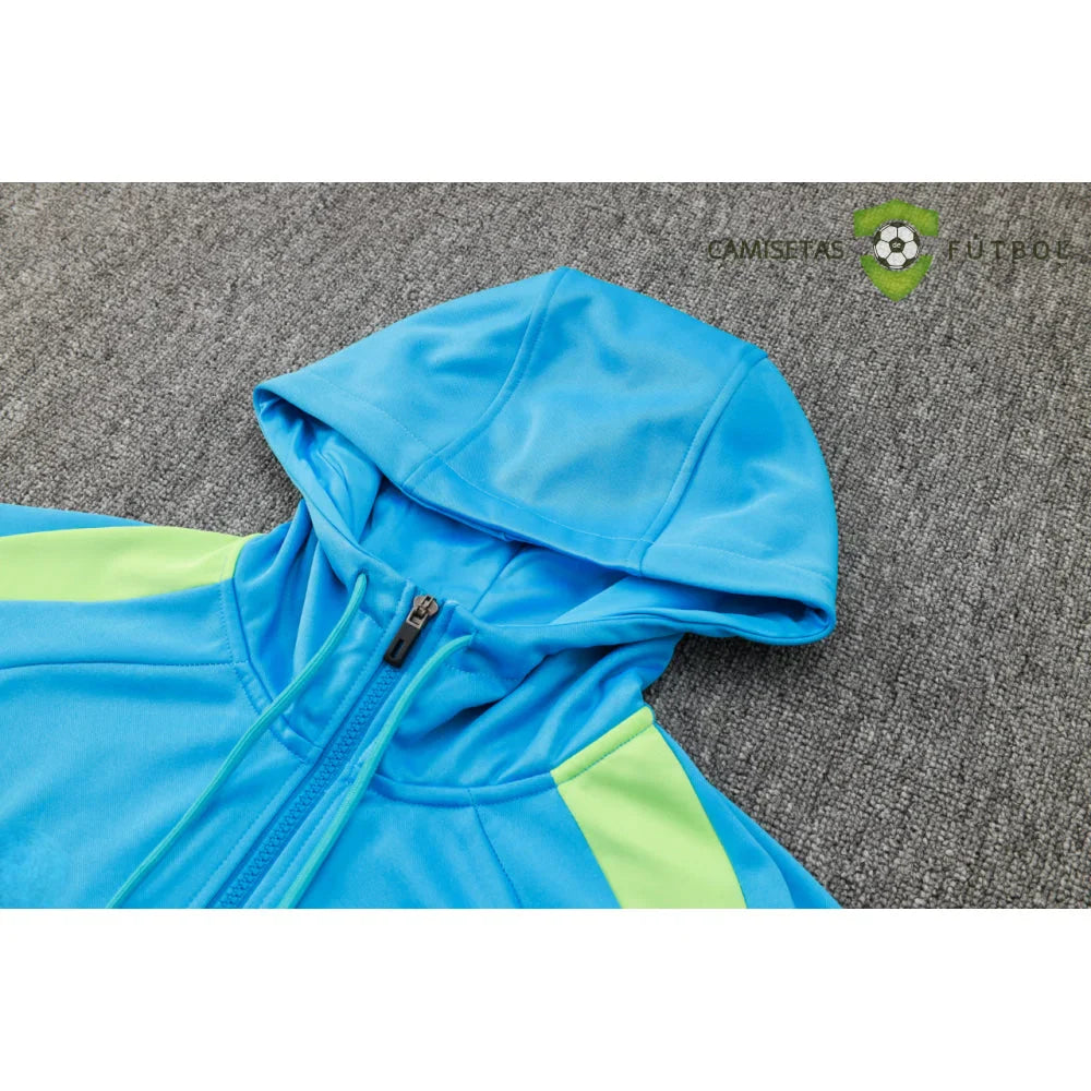 Chandal Brasil 24-25, media cremallera con capucha, Modelo 1