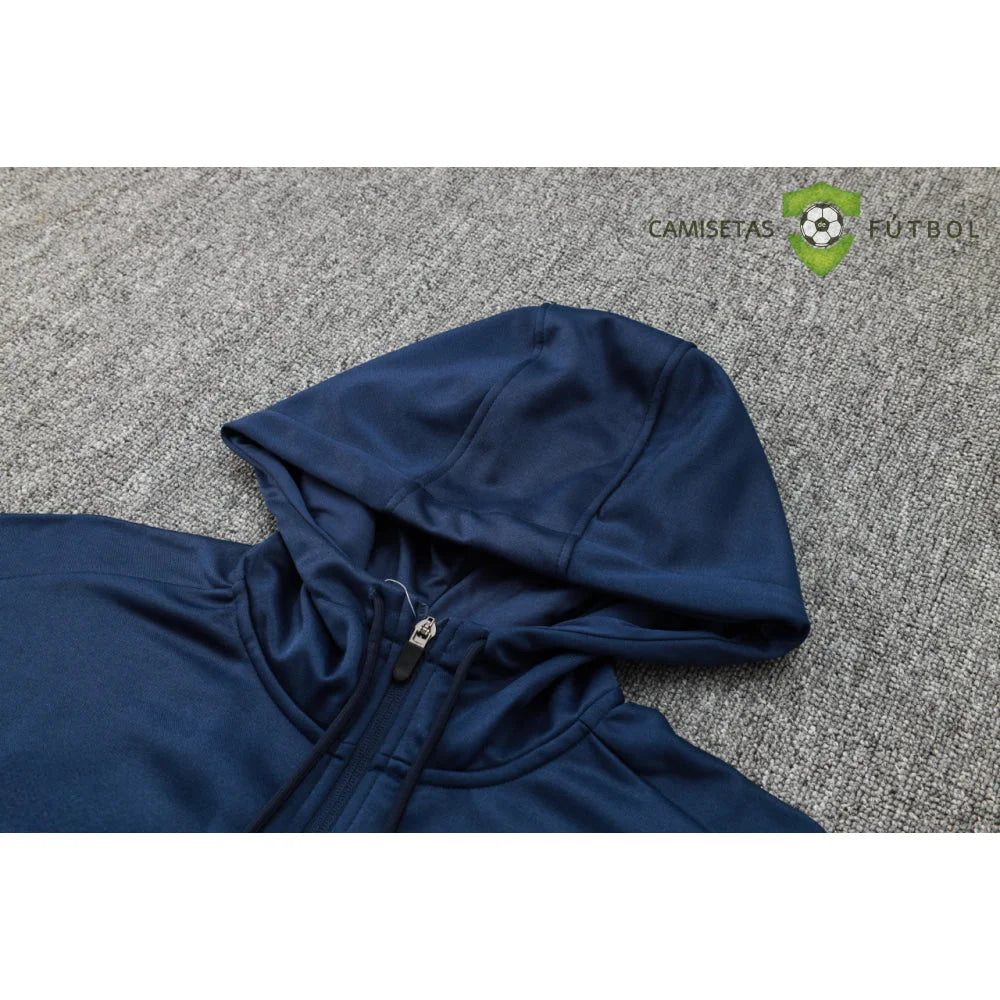 Chandal Chelsea 24-25, cremallera completa con capucha, Modelo 1