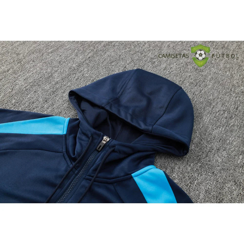 Chandal Chelsea 24-25, media cremallera con capucha, Modelo 2