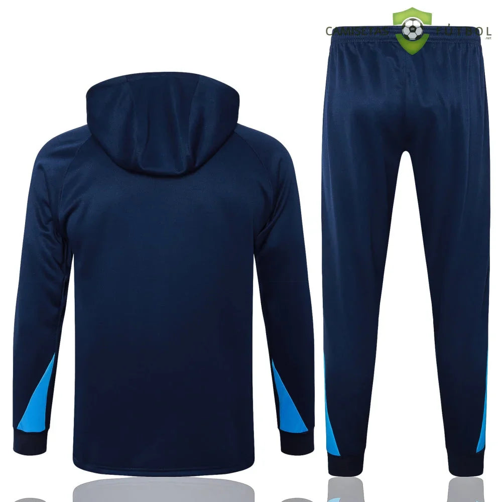 Chandal Chelsea 24-25, media cremallera con capucha, Modelo 2