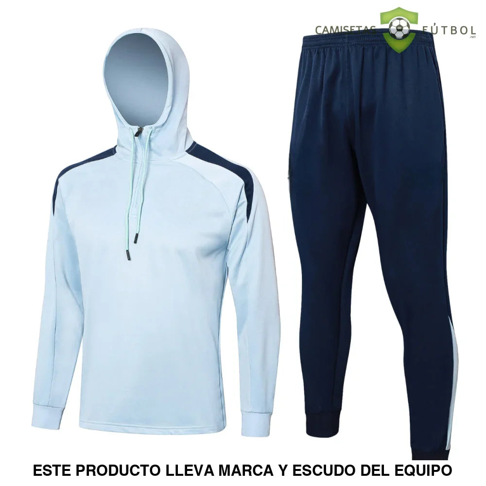 Chandal Francia 24-25, media cremallera con capucha, Modelo 1