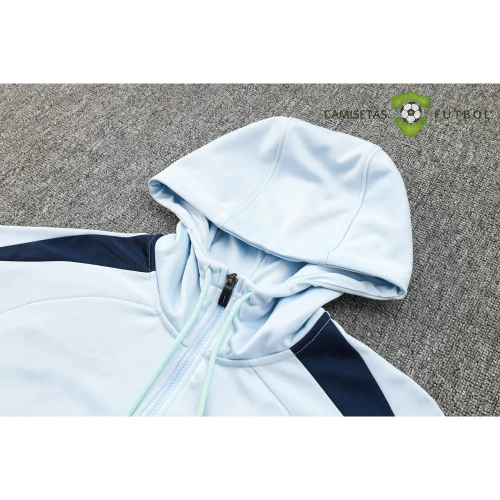 Chandal Francia 24-25, media cremallera con capucha, Modelo 1
