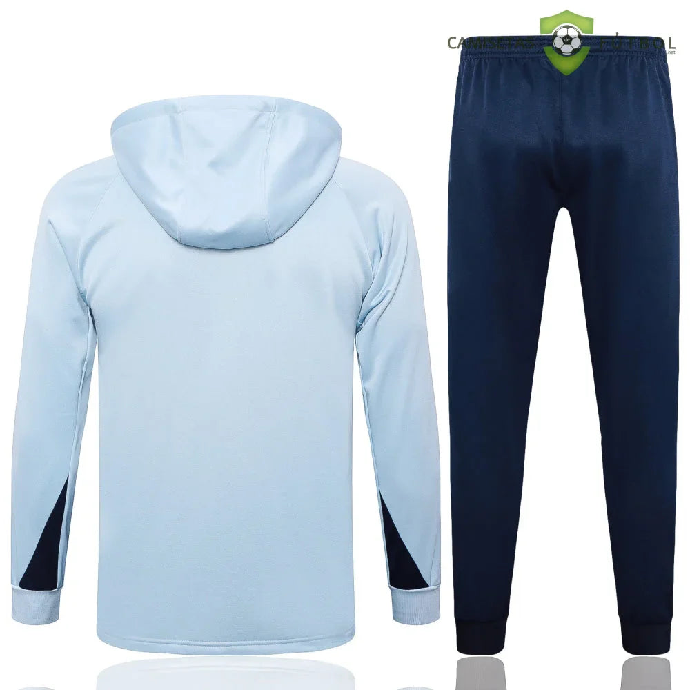 Chandal Francia 24-25, media cremallera con capucha, Modelo 1