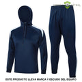 Chandal Francia 24-25, media cremallera con capucha, Modelo 2