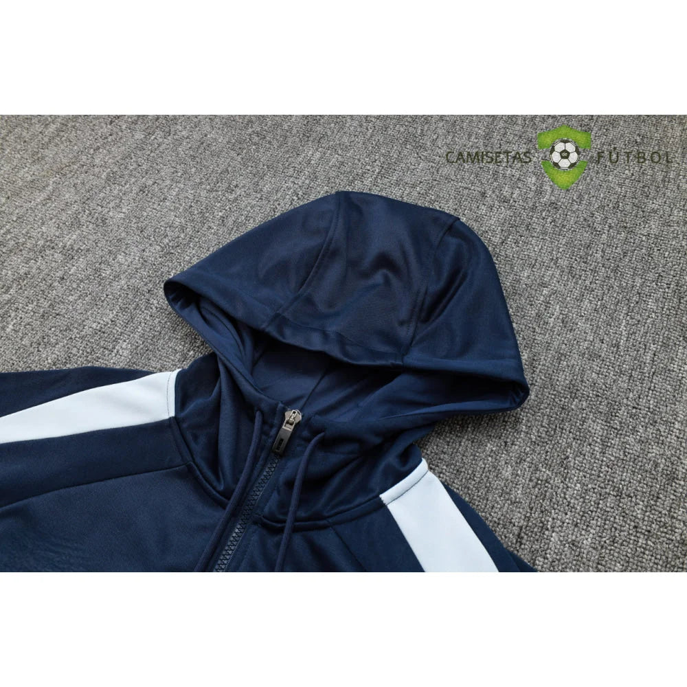 Chandal Francia 24-25, media cremallera con capucha, Modelo 2