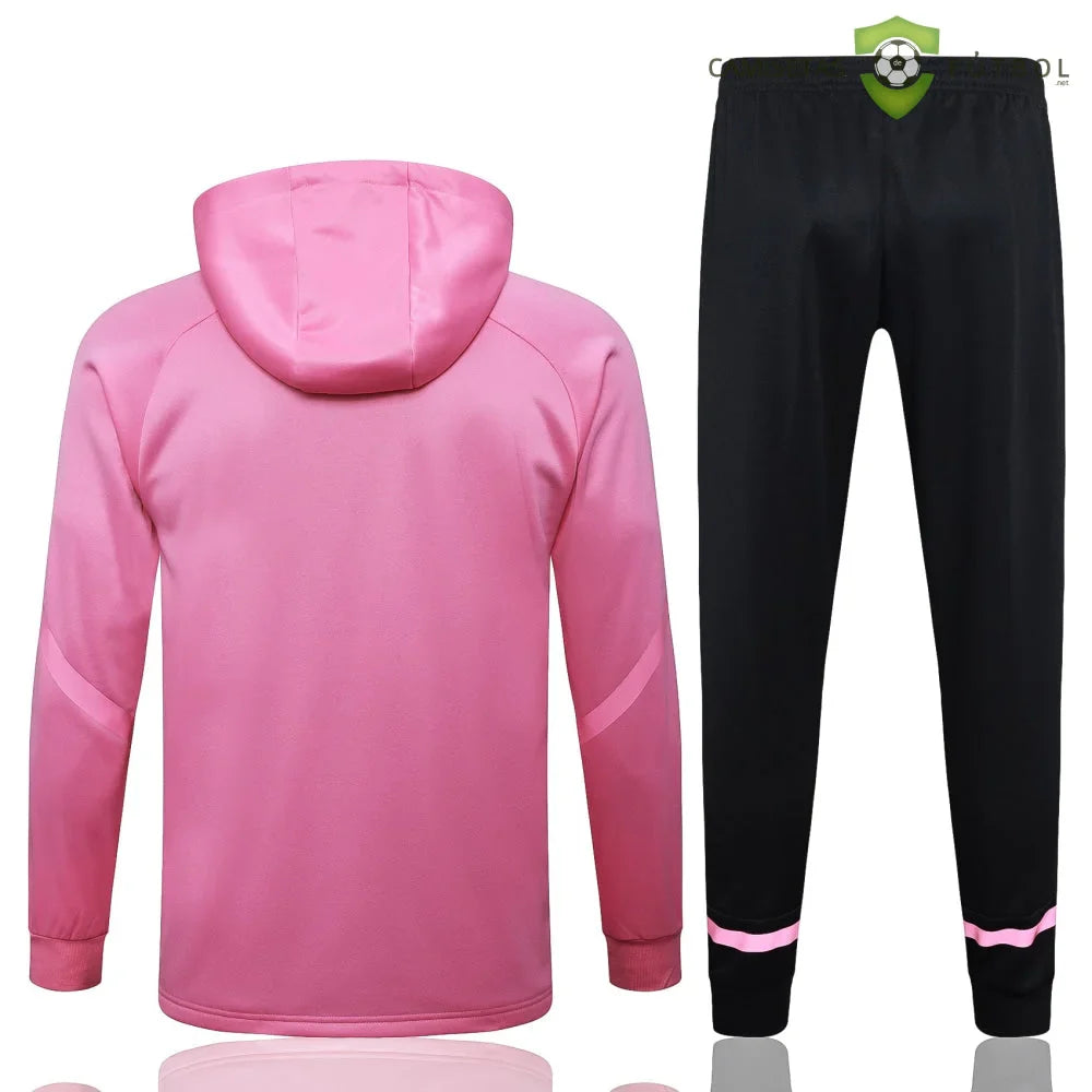 Chandal Inter Miami 24-25, cremallera completa con capucha, Modelo 1