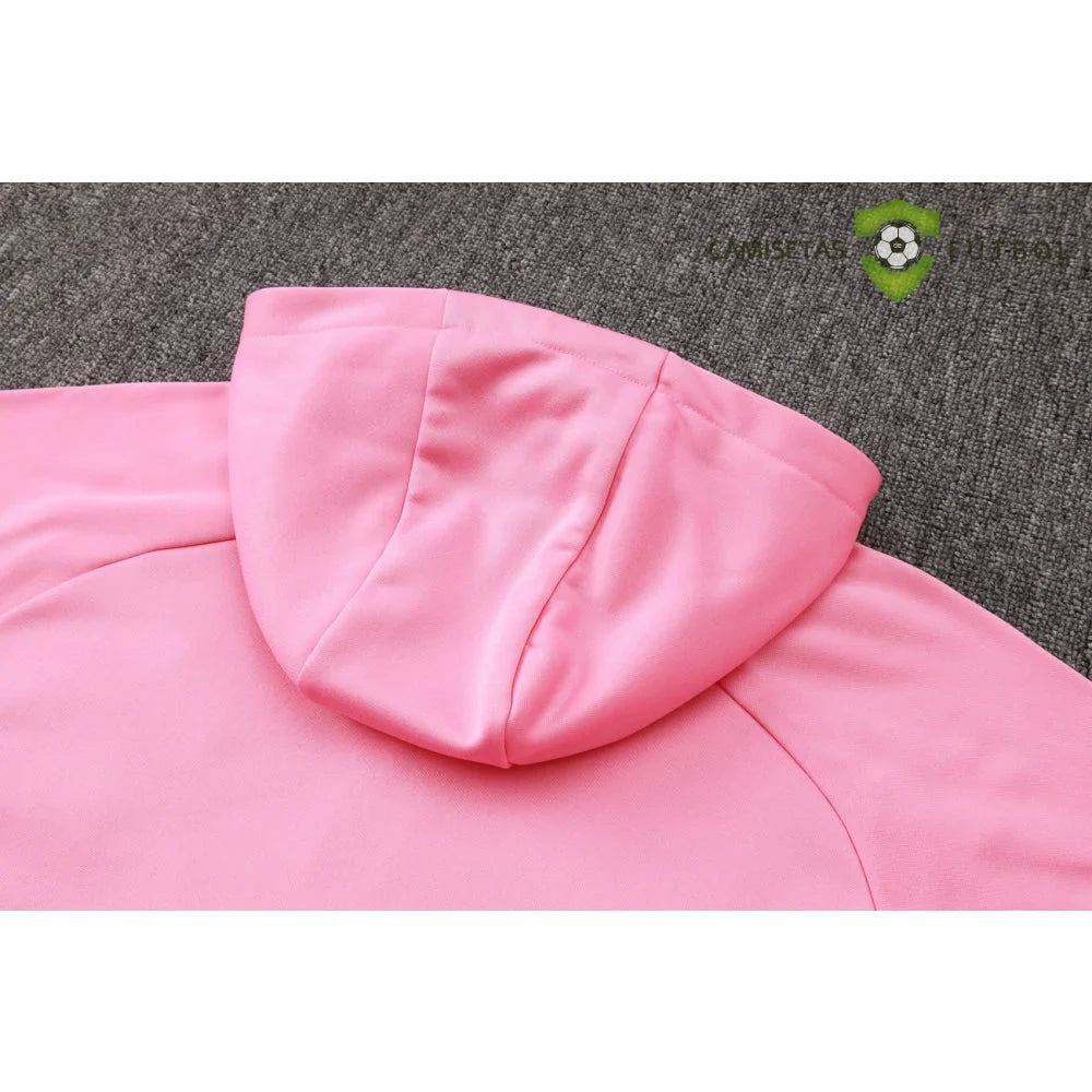 Chandal Inter Miami 24-25, cremallera completa con capucha, Modelo 1