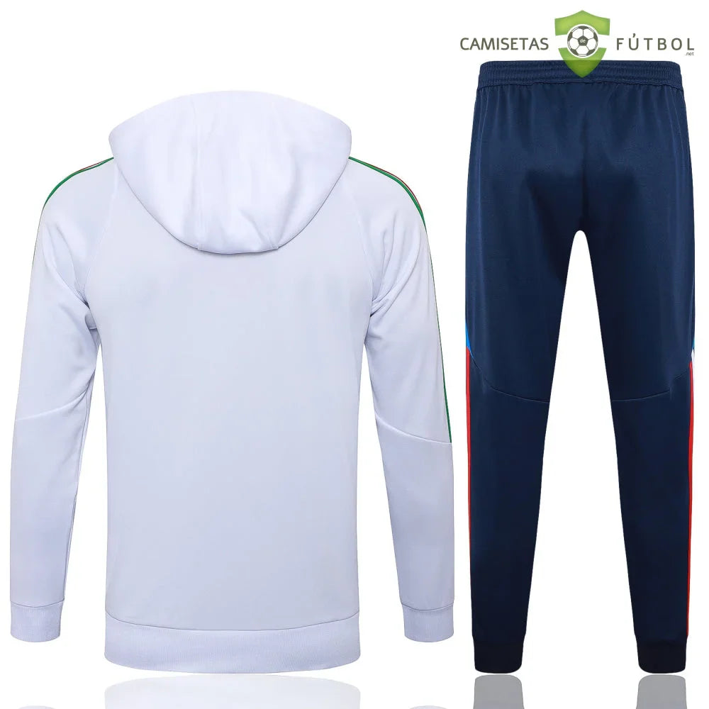 Chandal Italia 24-25, media cremallera con capucha, Modelo 1