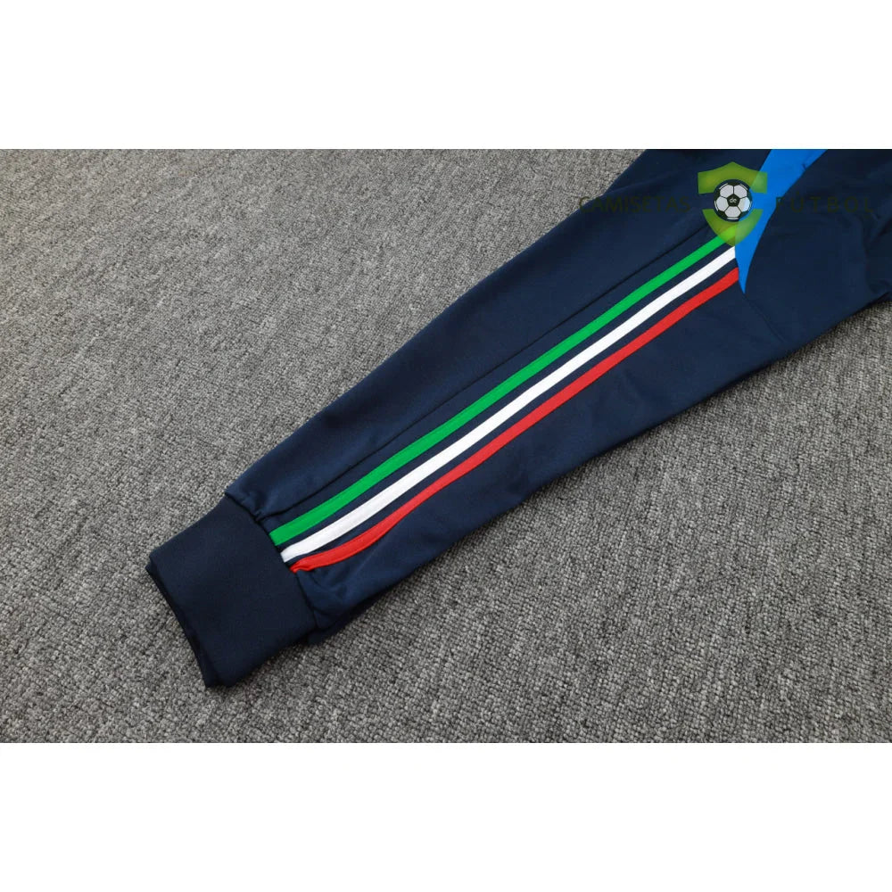 Chandal Italia 24-25, media cremallera con capucha, Modelo 2