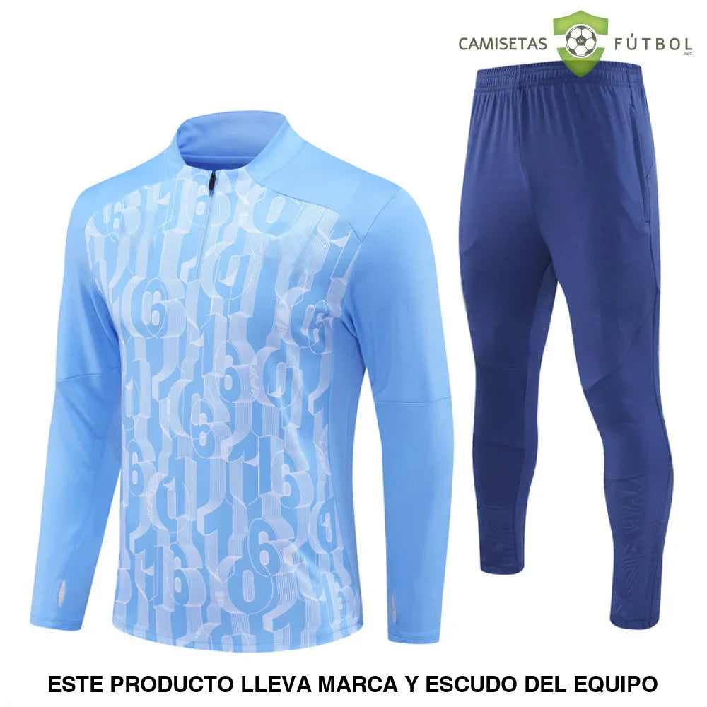 Chandal Manchester City 24-25, media cremallera, Modelo 2