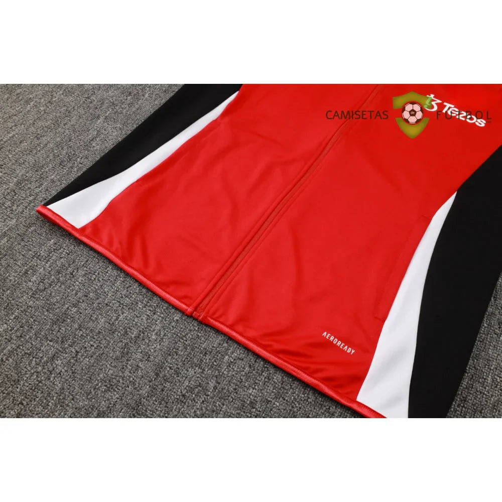 Chandal Manchester United 24-25, cremallera completa, Modelo 1