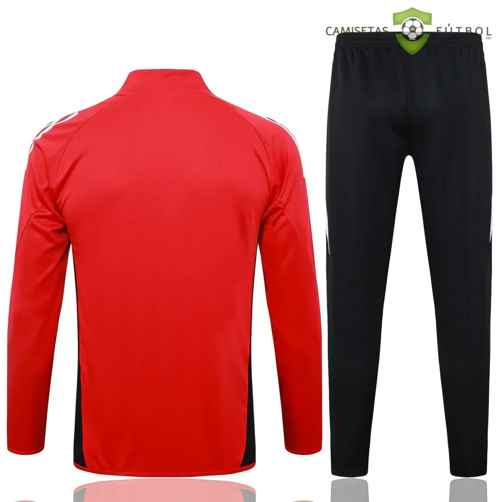 Chandal Manchester United 24-25, cremallera completa, Modelo 1