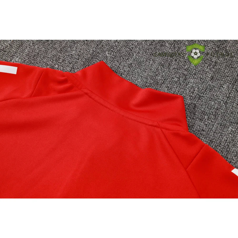 Chandal Manchester United 24-25, cremallera completa, Modelo 1
