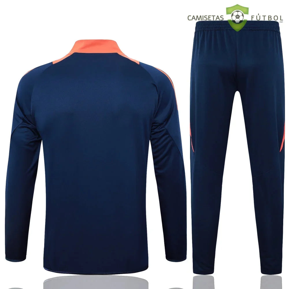 Chandal Manchester United 24-25, cremallera completa, Modelo 3