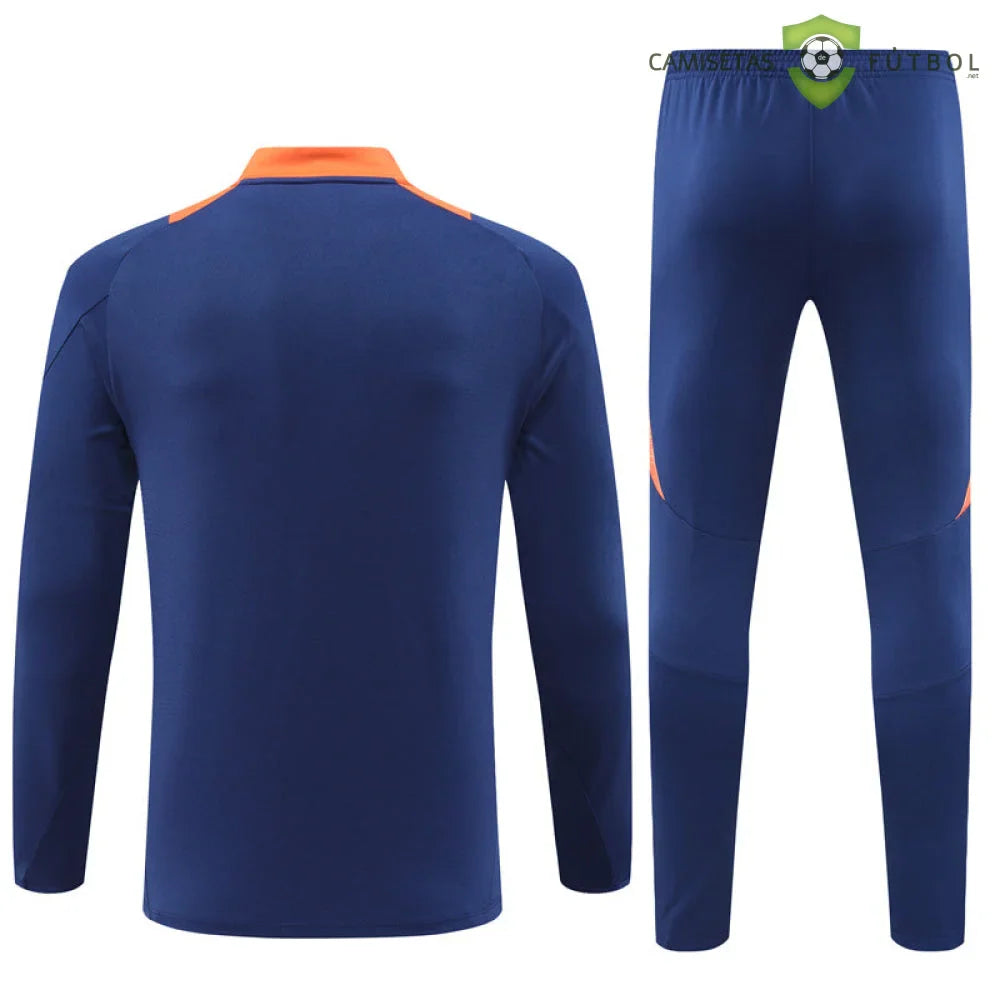 Chandal Manchester United 24-25, media cremallera, Modelo 1