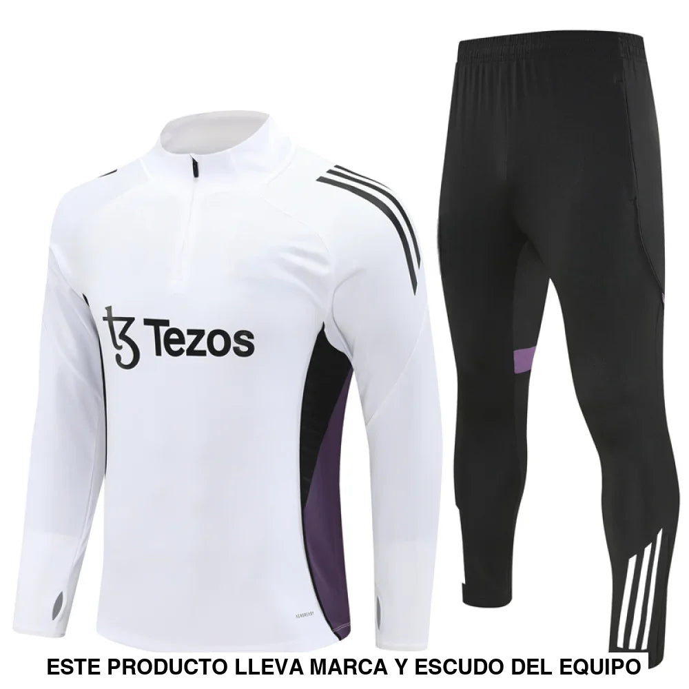 Chandal Manchester United 25-26, media cremallera, Modelo 1