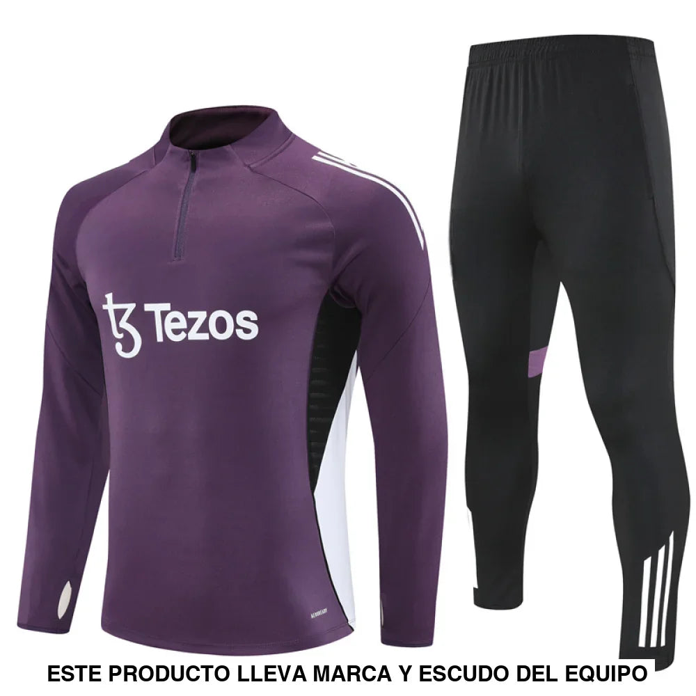 Chandal Manchester United 25-26, media cremallera, Modelo 4