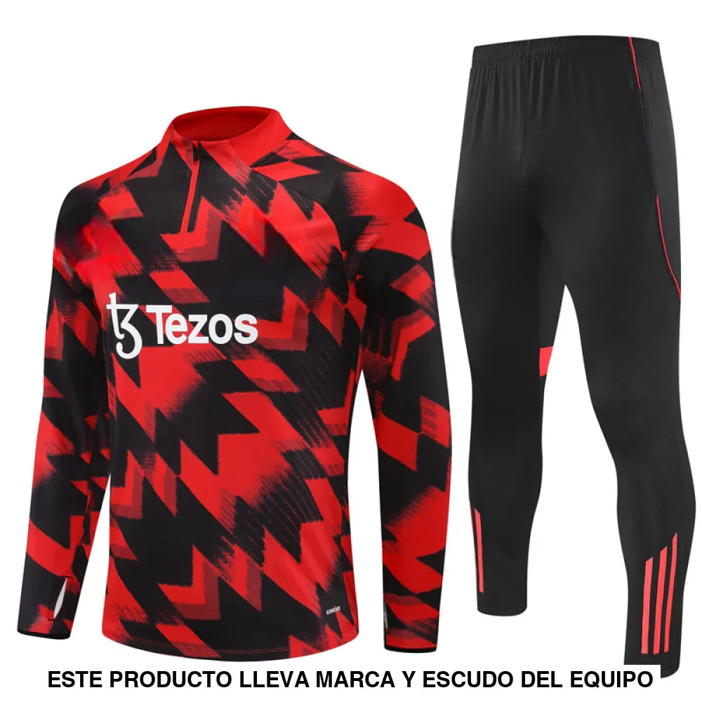 Chandal Manchester United 25-26, media cremallera, Modelo 6