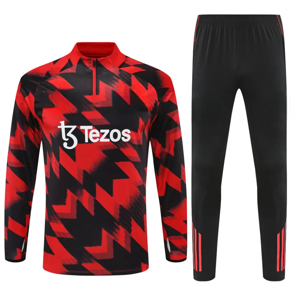 Chandal Manchester United 25-26, media cremallera, Modelo 6