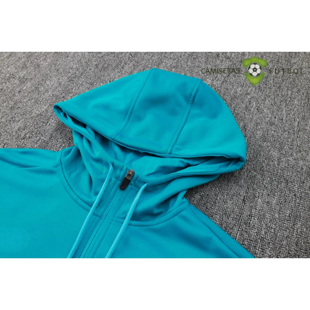 Chandal PSG 24-25, cremallera completa con capucha, Modelo 1