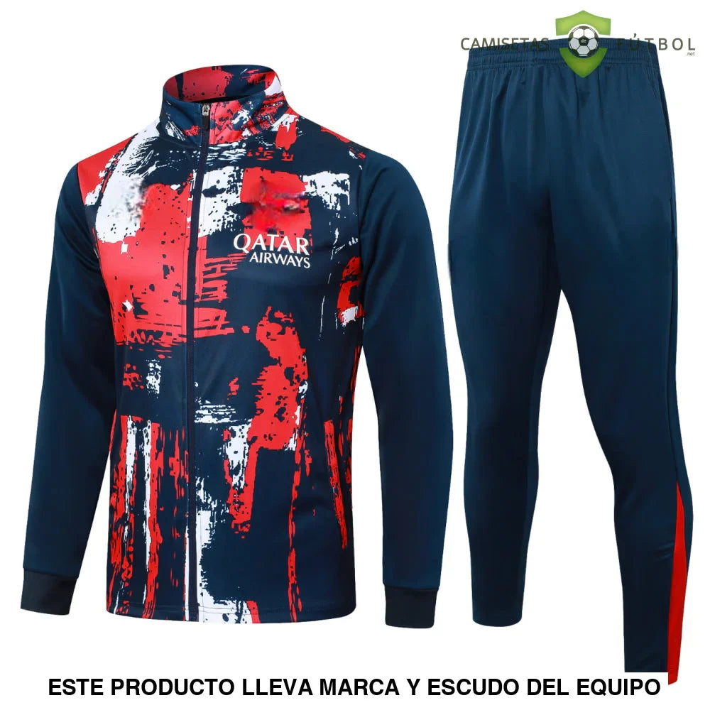Chandal PSG 24-25, cremallera completa, Modelo 1
