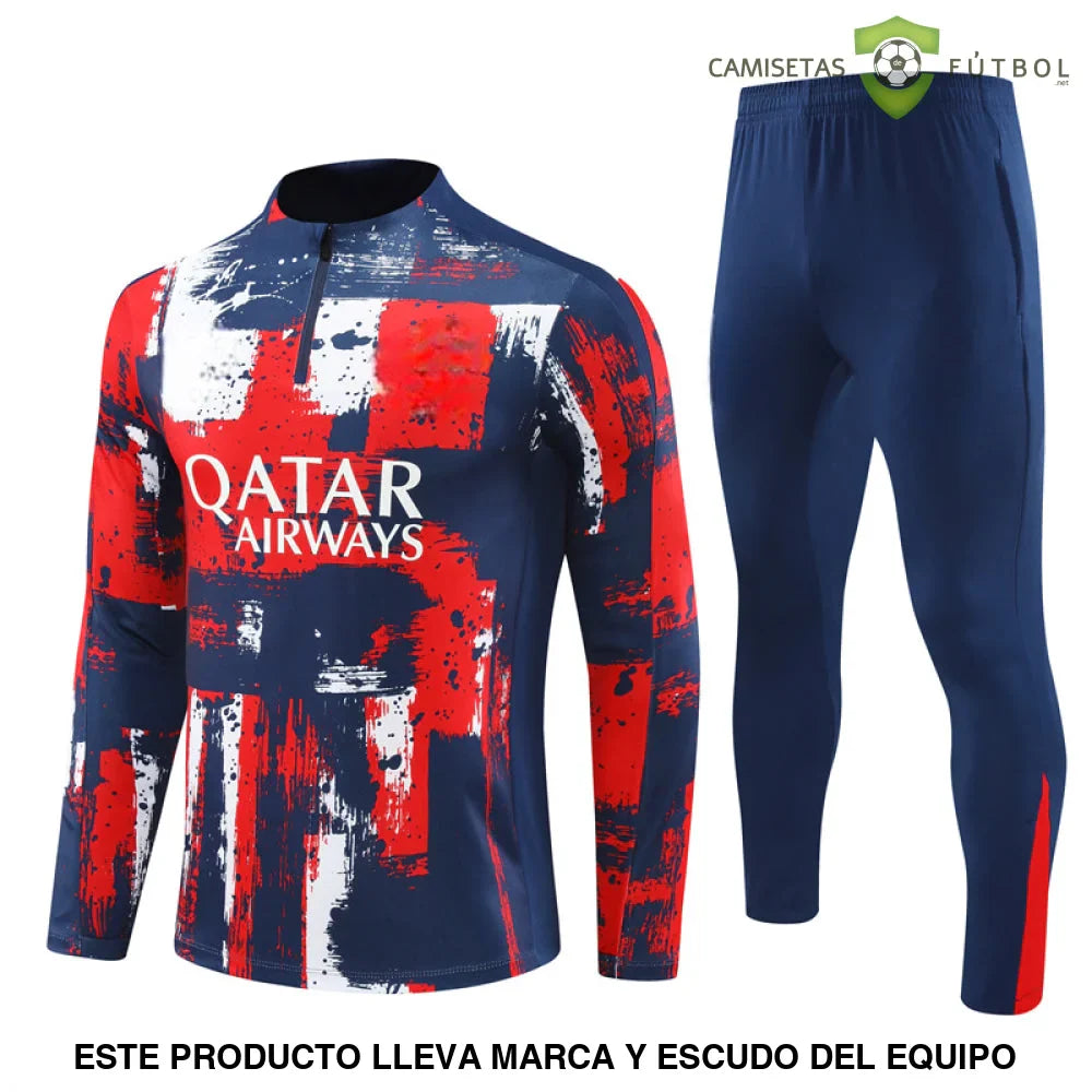 Chandal PSG 24-25, media cremallera, Modelo 1