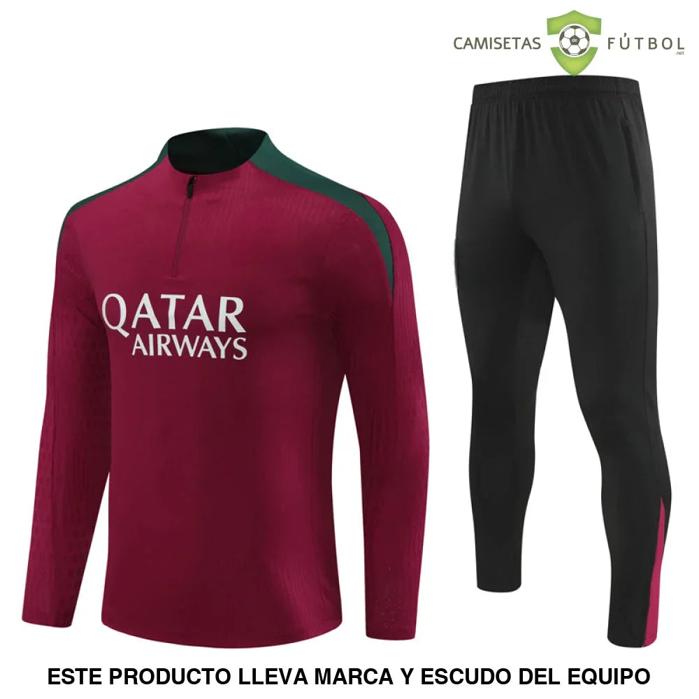 Chandal PSG 24-25, media cremallera, Modelo 14