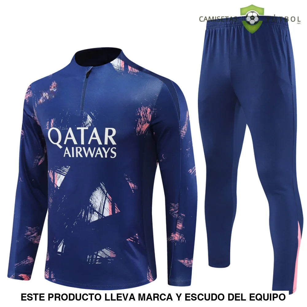 Chandal PSG 24-25, media cremallera, Modelo 2