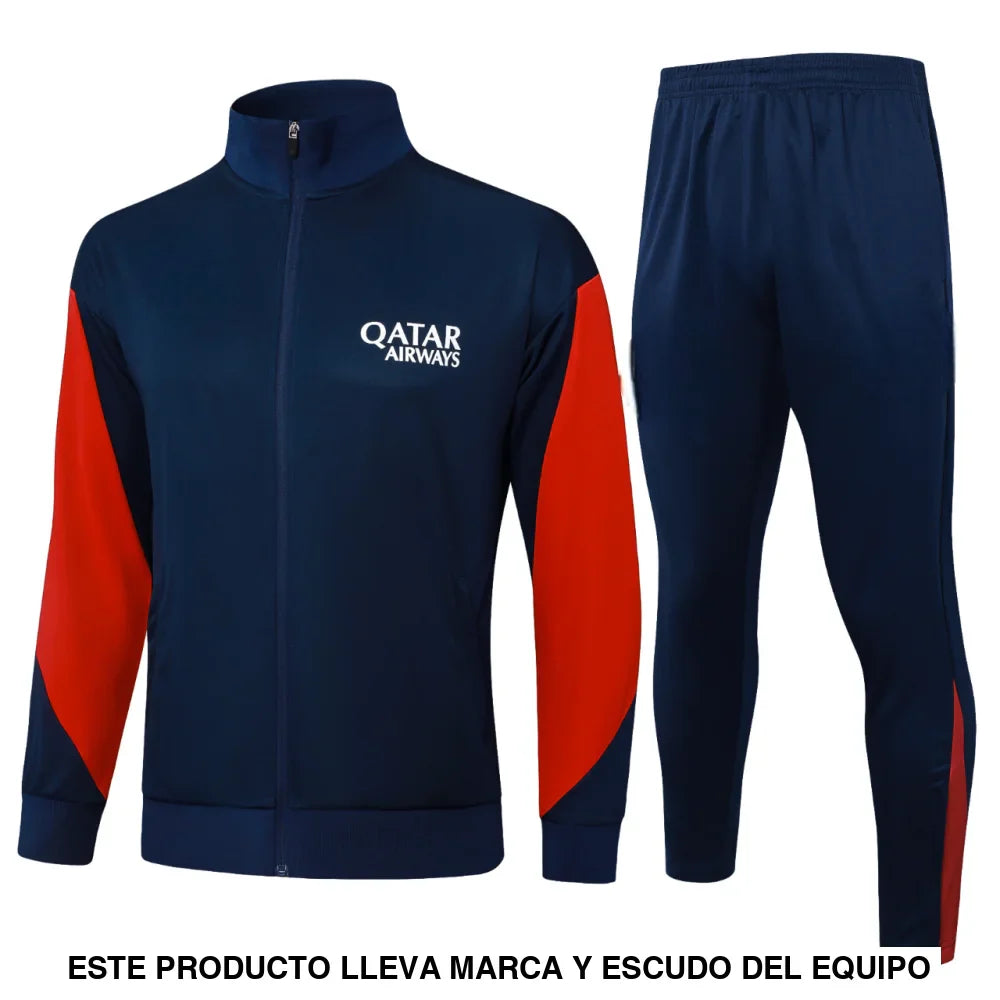 Chandal PSG 25-26, cremallera completa, Modelo 2