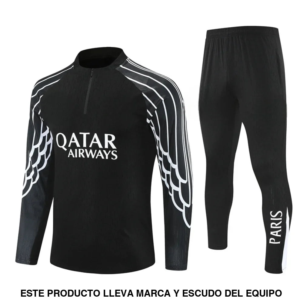 Chandal PSG 25-26, media cremallera, Modelo 6