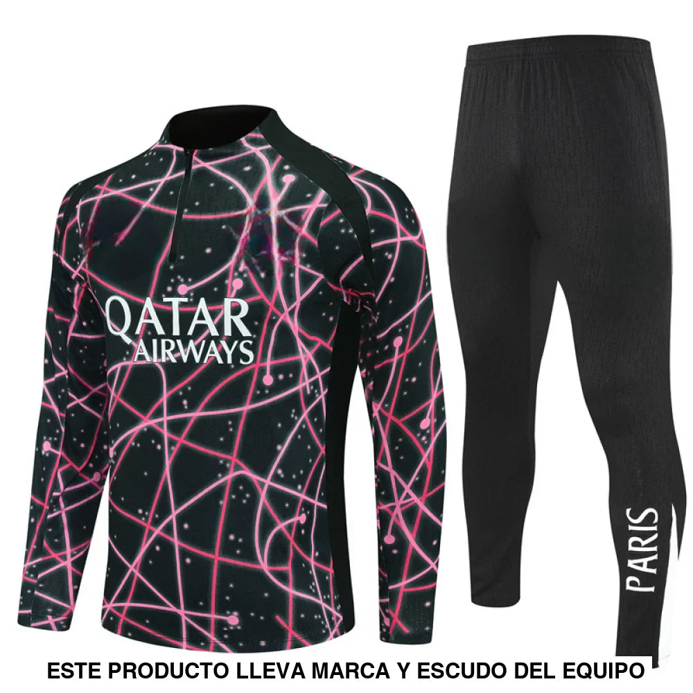 Chandal PSG 25-26, media cremallera, Modelo 7