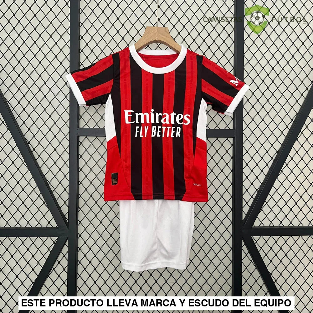 Equipacion AC Milan 24-25, Local, Nino