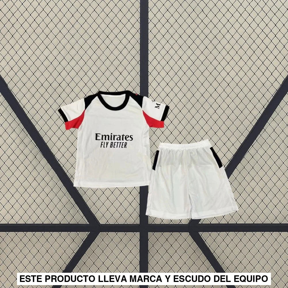 Equipacion AC Milan 25-26, Visitante, Nino