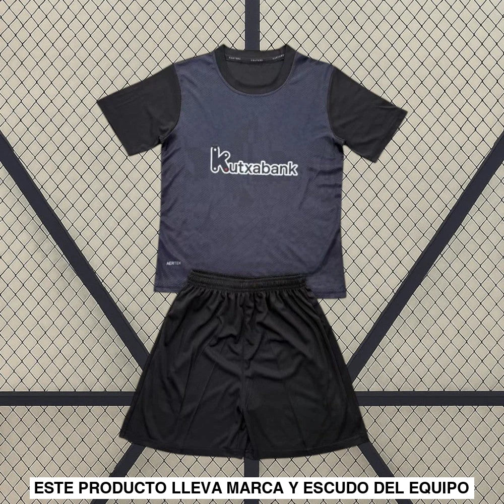 Equipacion Athletic de Bilbao 25-26, Portero Negro, Nino