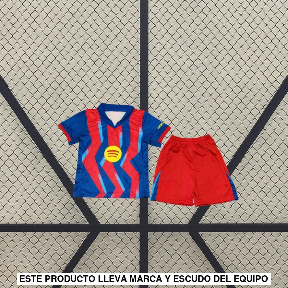 Equipación Barcelona 25-26, 4ª Equipación, Niño