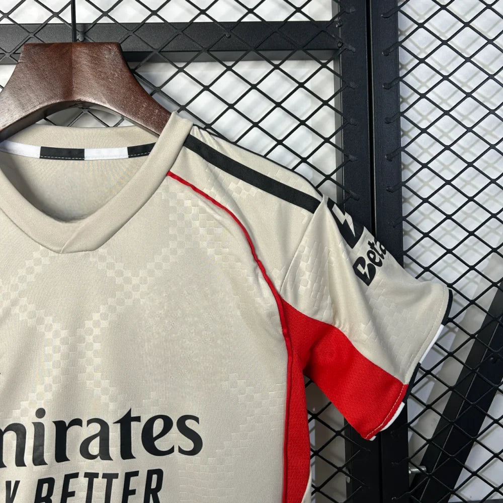 Equipaci�n Benfica 25-26, Visitante Beige, Ni�o