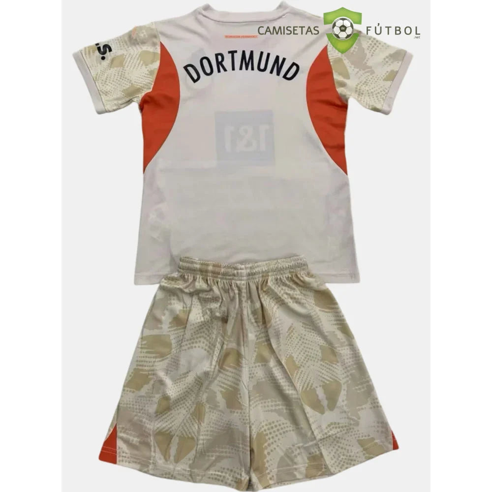 Equipacion Borussia Dortmund 24-25, Portero Beige, Nino