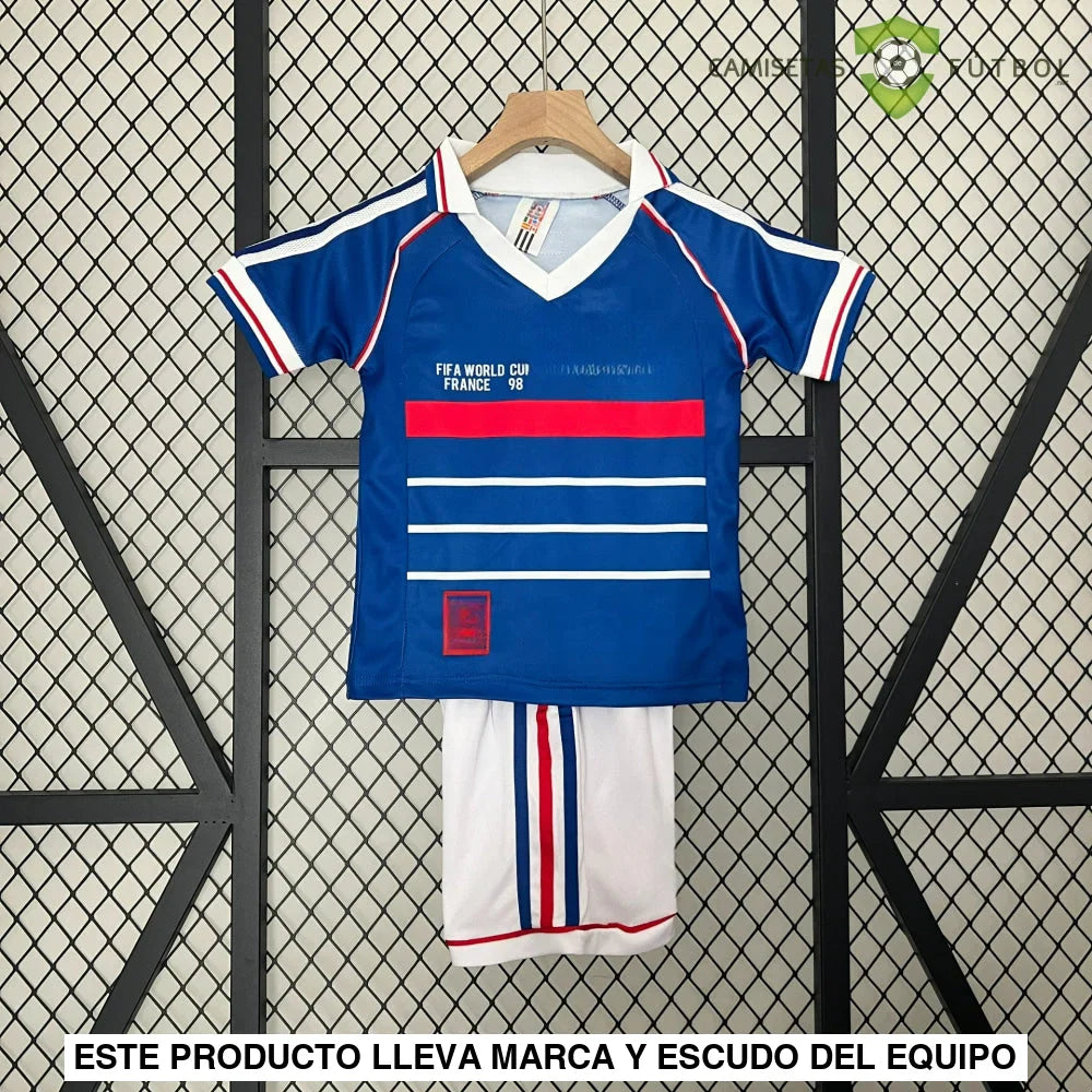 Equipacion Francia 98-99, Local, Nino (Version Retro)