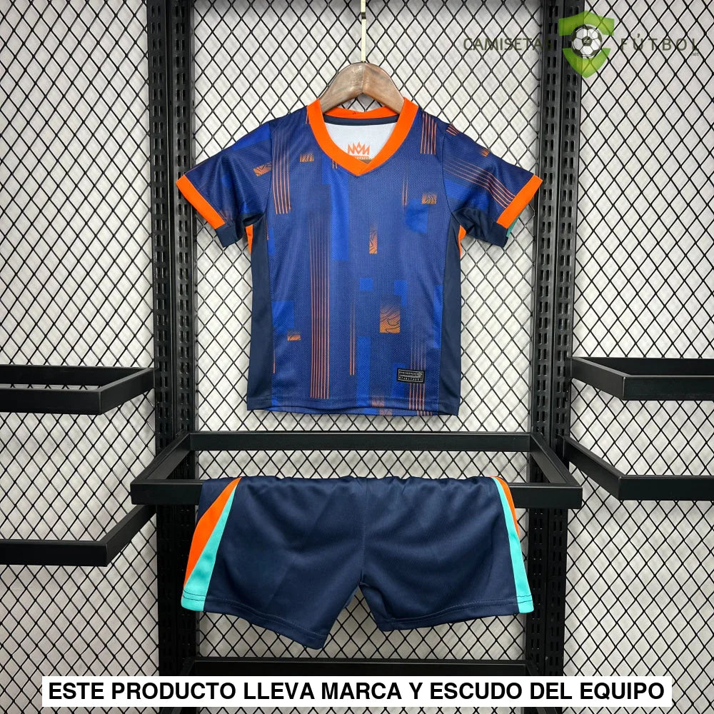 Equipacion Holanda 24-25, Visitante, UEFA Euro 2024, Nino