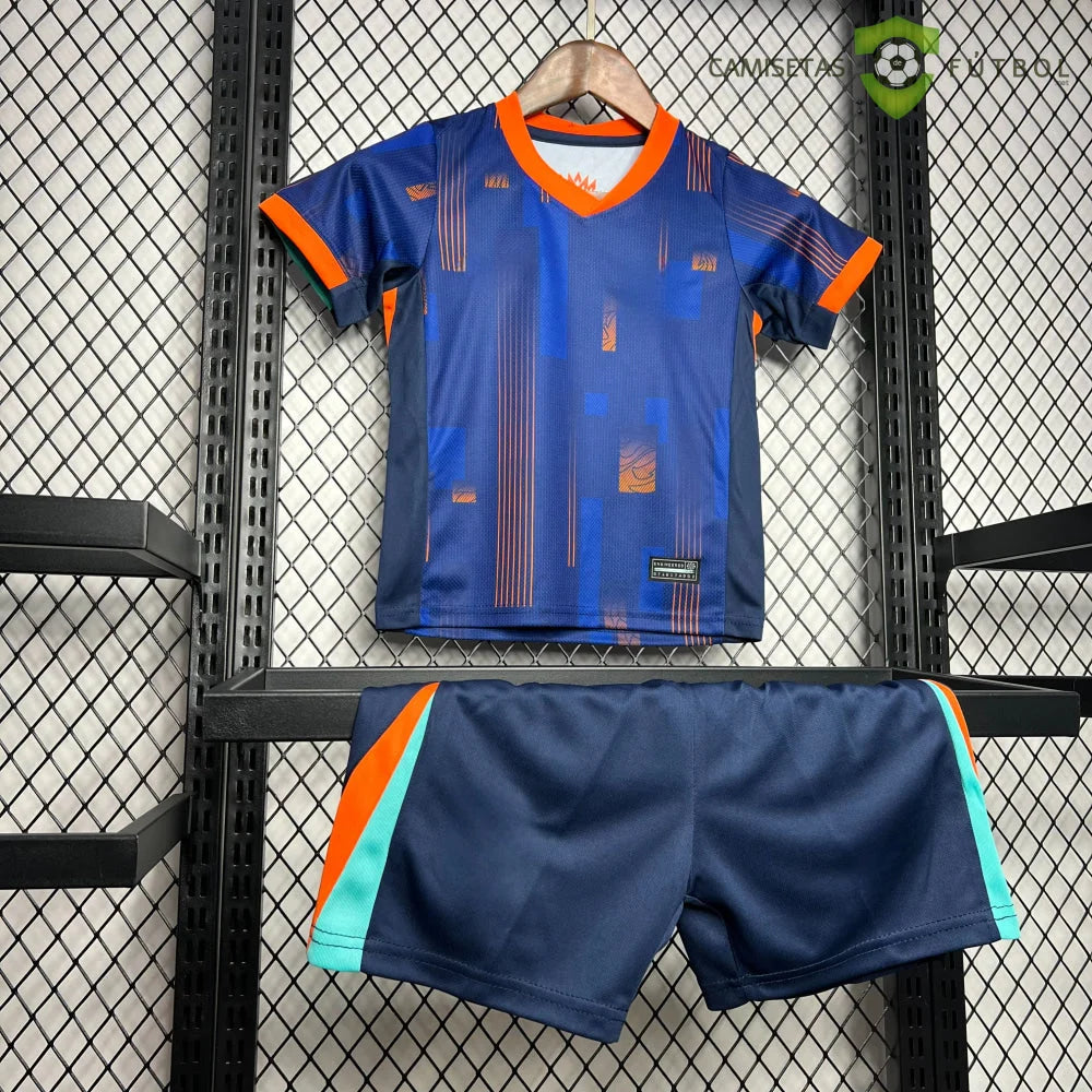 Equipacion Holanda 24-25, Visitante, UEFA Euro 2024, Nino