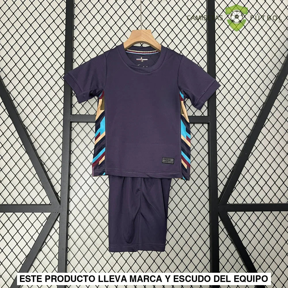 Equipacion Inglaterra 24-25, Visitante, UEFA Euro 2024, Nino