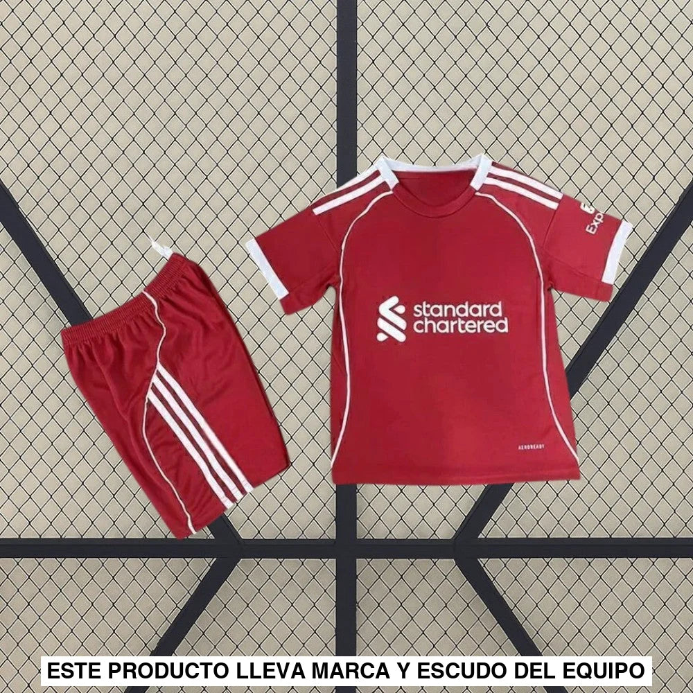 Equipacion Liverpool 25-26, Local, Nino