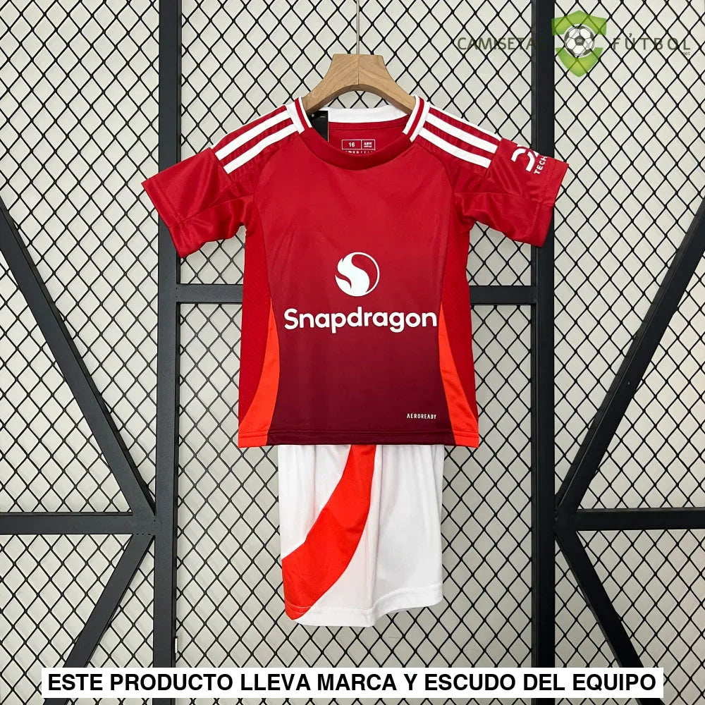 Equipacion Manchester United 24-25, Local, Nino