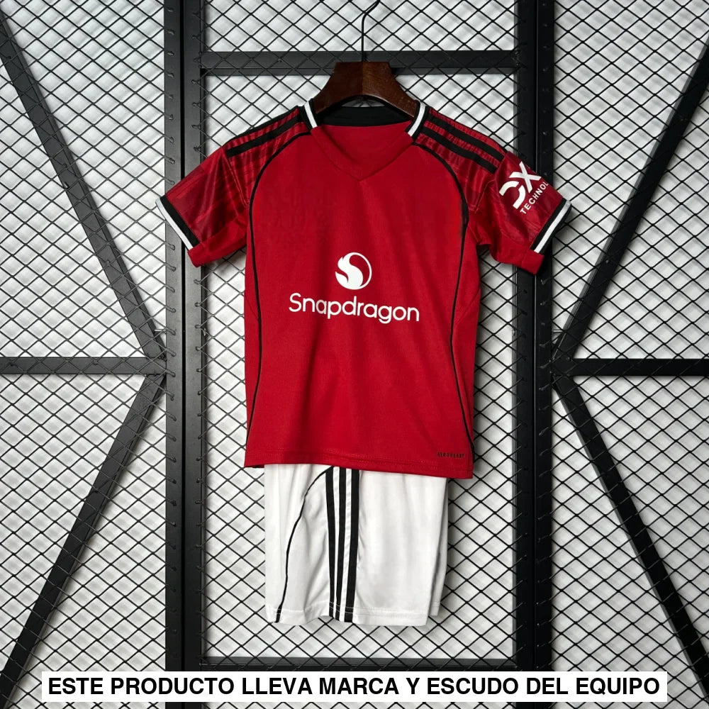 Equipacion Manchester United 25-26, Local, Nino