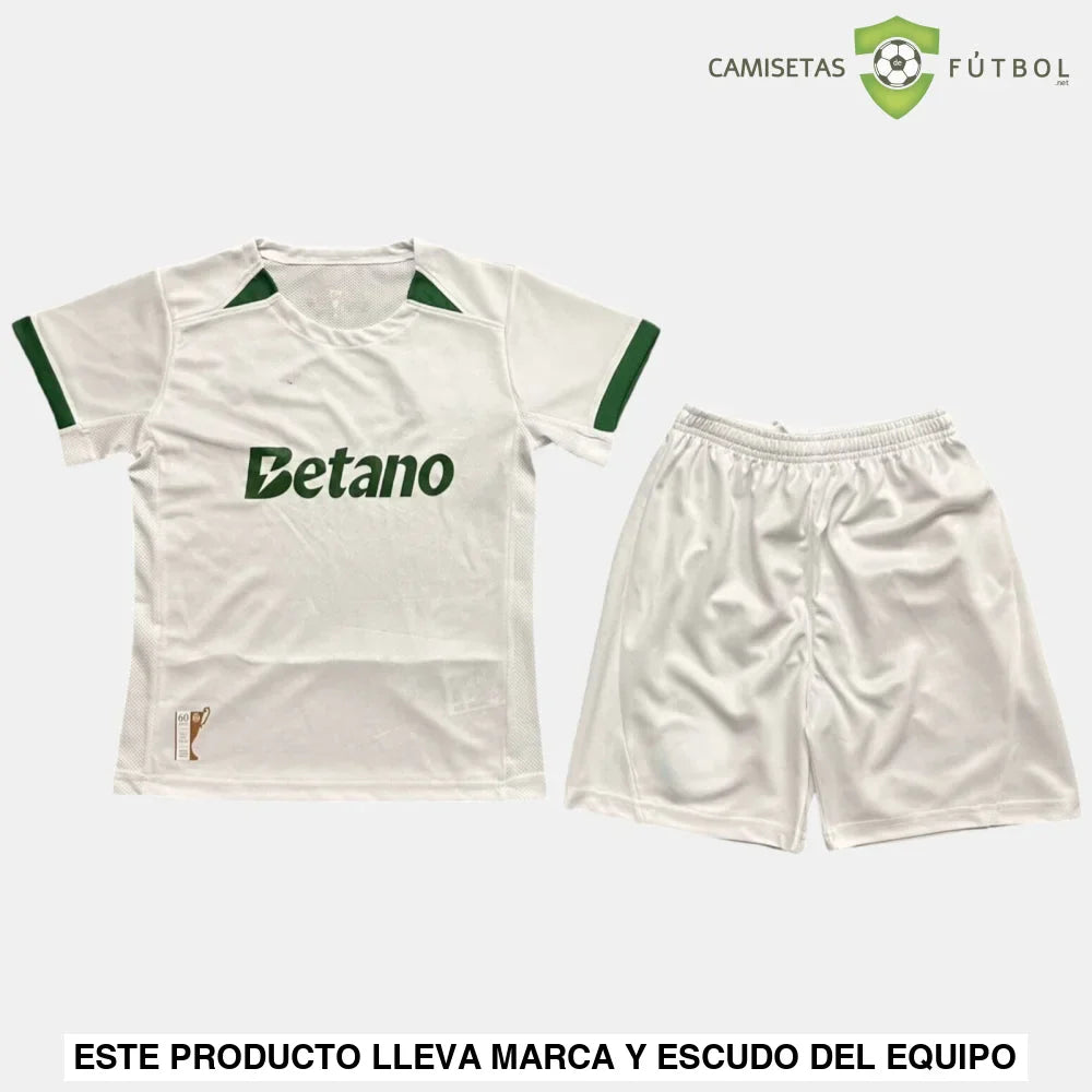 Equipacion Sporting Portugal 24-25, Visitante, Nino