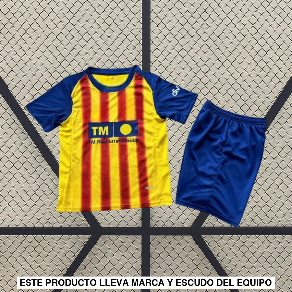 Equipación Valencia 25-26, 3ª Equipacion, Niño